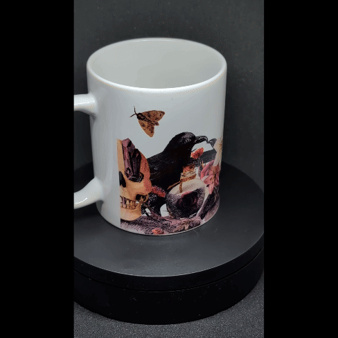Skull & Flower mug