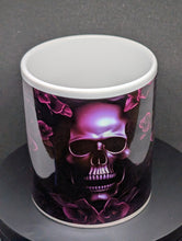 Load image into Gallery viewer, Purple Skull &amp; Flowers
