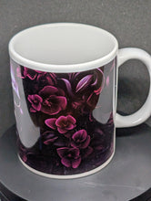Load image into Gallery viewer, Purple Skull &amp; Flowers