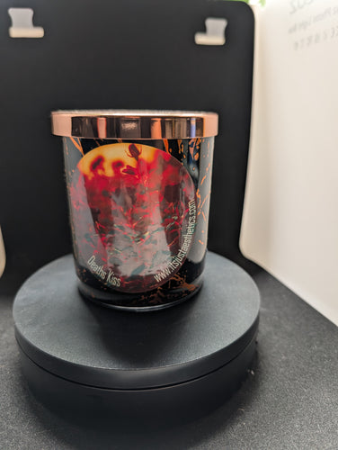 Deaths Kiss Candle - Black Rose & Oud