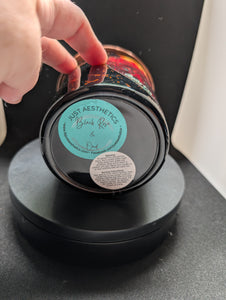Deaths Kiss Candle - Black Rose & Oud