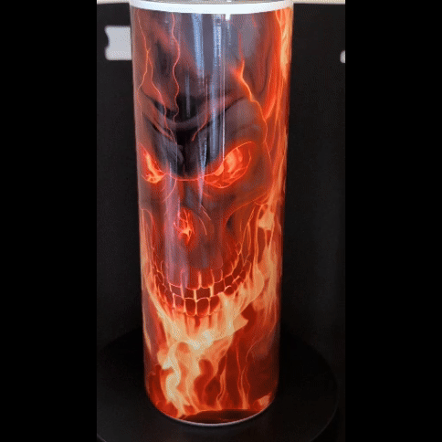 Flaming Skulls