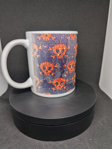 Glitter Skulls design
