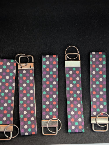 Polka Dots Design Key Fob